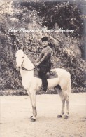 1928 CARTE PHOTO MILITAIRE CHASSEUR D AFRIQUE A OUJDA PAR JOUVE TLEMCEN - Characters