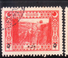 Turkey 1917 Surcharged 5pa On 1pi Used - Used Stamps