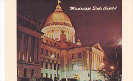 Mississippi Jackson State Capitol Building At Night - Jackson