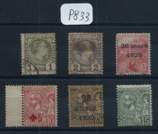 MONACO PETIT LOT DE 6 VALEURS  1 OBL ET 5 NEUFS  ETATS VARIABLE COTE 160€ - Lots & Serien