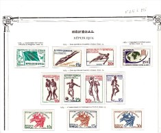 SENEGAL - N° 215 A 225 NEUF X  ANNEE 1962-63 - Unused Stamps