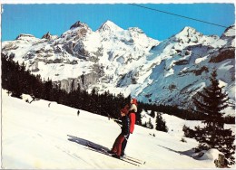 Switzerland, Winterfreuden An Oeschinen Bei Kandersteg, Unused Postcard [14533] - Kandersteg