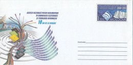 707FM-  COMPUTERS, INFORMATION TECHNOLOGY, COVER STATIONERY, 2010, MOLDOVA - Informática