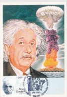 9302- ALBERT EINSTEIN, SCIENTIST, MAXIMUM CARD, 2005, ROMANIA - Albert Einstein