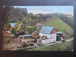 AK KRIPPEN Forstmühle B. Bad Schandau 1913 // D*14630 - Bad Schandau