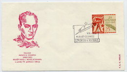 YUGOSLAVIA 1963 Commemorative Cover For 70th Birth Anniversary Of August Cesarac (writer And Revolutionary) - Covers & Documents