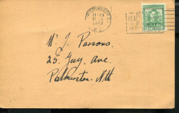 NEW ZEALAND 1949 Christchurch Old Radio Card - Covers & Documents