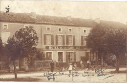 Carte Photo - Monsempron Libos - Hotel De La Gare ( En L'état ) - Libos