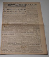 La Marseillaise De Lyon Et Du Sud-Est Du 25 Avril 1945. (Pétain Est En Suisse) - Francés