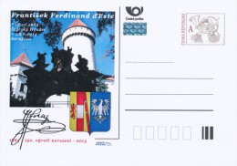 Czech Rep. / Postal Stat. (Pre2013/59) Franz Ferdinand (1863-1914) Archduke Of Austria-Este (2) Castle Konopiste - WW1