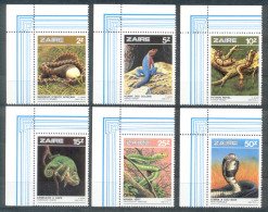 Kongo ( Kinshasa ) Zaire 1987 - Michel Nr. 939 - 944 ** - Unused Stamps