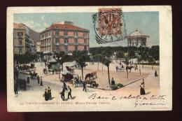 CASTELLAMMARE DI STABIA - NAPOLI - 1904 - PIAZZA PRINCIPE UMBERTO - Castellammare Di Stabia