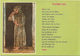 K2217 Esperanto - Patro Nia - Padre Nostro Our Father Notre Pere / Viaggiata 1987 - Esperanto