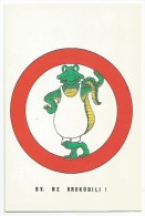K2219 Esperanto - Krokodili Coccodrillo Crocoile - Illustrazione Illustration / Non Viaggiata - Esperanto