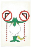 K2220 Esperanto - Krokodili Coccodrillo Crocoile - Illustrazione Illustration / Non Viaggiata - Esperanto