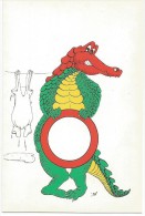 K2222 Esperanto - Krokodili Coccodrillo Crocoile - Illustrazione Illustration / Non Viaggiata - Esperanto