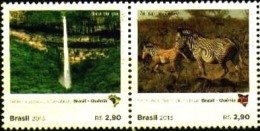 Brasil 2013 **  Diplomatic  Relations  With  Kenya.  Grevy's  Zebra.  Running  Water  (waterfall)  Of  Ipu. - Nuevos