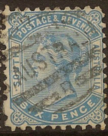 SOUTH AUSTRALIA 1883 6d QV SG 185 U #KU25 - Usati