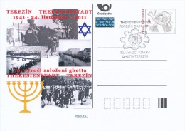 Czech Rep. / Postal Stat. (Pre2011/62cp2) 70th Anniversary Of The Ghetto Terezin - Theresienstadt (1941-2011) - Joodse Geloof