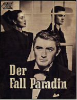 Das Neue Film-Programm Von Ca. 1947  -  "Der Fall Paradin"  -  Mit Gregory Peck , Ann Todd - Magazines