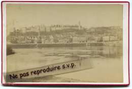 - Belle Photo Ancienne Albuminée, Vue De Chinon,1890, Prise De La Rive Gauche De La Vienne, Dim : 8.9 X11.9 Cm, Scans. - Oud (voor 1900)