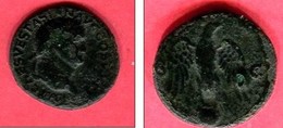 VESPASIEN  AIGLE     AS     ( C481)  TB 50 - The Flavians (69 AD Tot 96 AD)