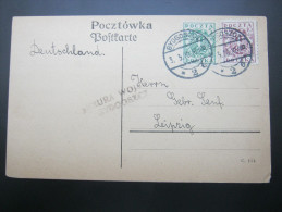 1920 , BYDGOSZOZ    , Karte  Nach  Deutschland - Storia Postale