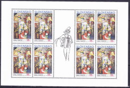 ** Slovaquie 2002, Mi 424 Klb, Le Feuillet, (MNH) - Blocchi & Foglietti