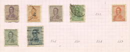 Argentine N°228 à 231, 233 à 235, 240 Côte 1.60 Euros - Used Stamps