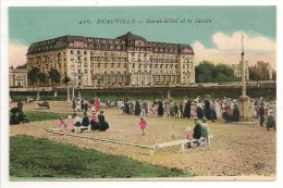 14 - DEAUVILLE - Royal-Hôtel Et Le Jardin  - ELD / G.F. Le Havre N° 426 Colorisée - Deauville