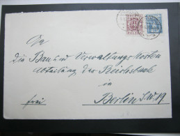1920 , POZNAN ,    Brief  ,  2 Scans - Briefe U. Dokumente