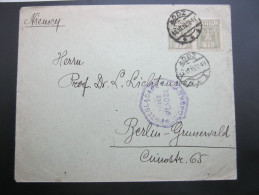 1919, LODZ ,    Brief  ,  Mit Zensur - Storia Postale
