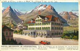 Pays Divers -suisse -ref D526- Hotel Meyerhof In Hospenthal -carte Bon Etat  - - Thal