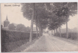 MELDERT-LUMMEN-DORPSTRAAT -ZICHT OP KERK EN OP MOLEN-UITGAVE-J.WOUTERS-VANDENBULCK-NIET VERZONDEN-ZIE 2 SCANS-MOOI ! ! - Lummen