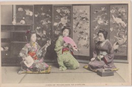 Asie,asia,JAPON EN 1904,jappan,nippon,nihon, Femme Soumise,musicienne Et Prostituée,GEISHA,GEIKO,c Lientèle Aisée - Autres & Non Classés