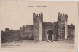 CARTE POSTALE ANCIENNE 1920,MAROC,MOROCCO,AFRIQU E FRANCAISE,RABAT,porte De Chellah,vieille Pierre,timbre - Rabat