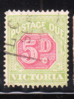 Victoria 1894-96 Postage Due Stamp 5p Used - Gebruikt