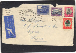 Afrique Du Sud - Devant De Lettre Avion  Johannesburg 20/6/ 1951 Pour Cognac Charente France - Covers & Documents