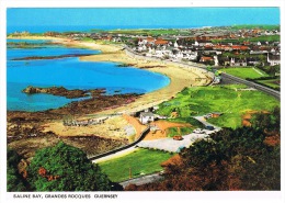 RB 1008 - Guernsey Channel Islands Postcard - Saline Bay - Grande Rocques - Guernsey