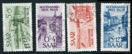 Occupation En Allemagne ; Sarre Oblitéré N°244/7 (Mi N°255/8), Qualité Très Beau - Used Stamps