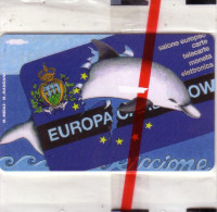 SAN MARINO DAUPHIN DOLFIN RICCIONE 10000L NSB MINT IN BLISTER RARE - Dolfijnen