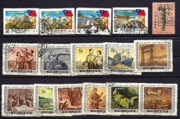 JOLI PETIT LOT TIMBRES DE CHINE- RÉPUBLIQUE POPULAIRE- TIMBRES DIVERS NEUFS OU OBLITÉRÉS - Altri & Non Classificati