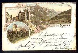 Litho. / Gruss Aus Lienz / Year 1898 / Old Postcard Traveled - Lienz