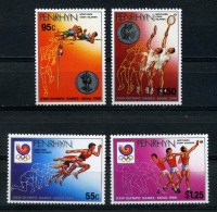 PENRHYN   1988    Olympic  Games    Set  Of  4     MNH - Penrhyn