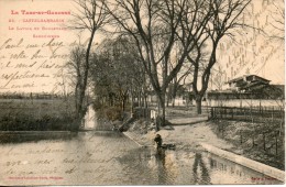 82. Castelsarrasin. Le Lavoir Et Le Boulevard Sanguineng - Castelsarrasin