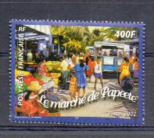 POLYNESIE  2002 - N° 673 ** MARCHE DE PAPEETE Cote 10.50 € - Ongebruikt