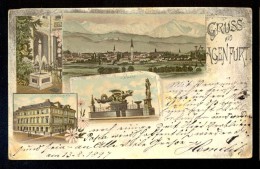 Litho. / Gruss Aus Klagenfurt / Year 1897 / Old Postcard Traveled - Klagenfurt
