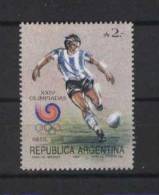 ARGENTINE  N° 1632  * *  Jo 1988   Football Soccer  Fussball - Nuevos