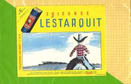 BUVARD Blotter  : Chicoréee LESTARQUIT  Collection FAR WEST N°6 - Café & Thé