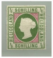 GERMANY - Heligoland - Nrº 1 - No Gum - 1/2 Shilling - Reprint Or Forgery - Helgoland